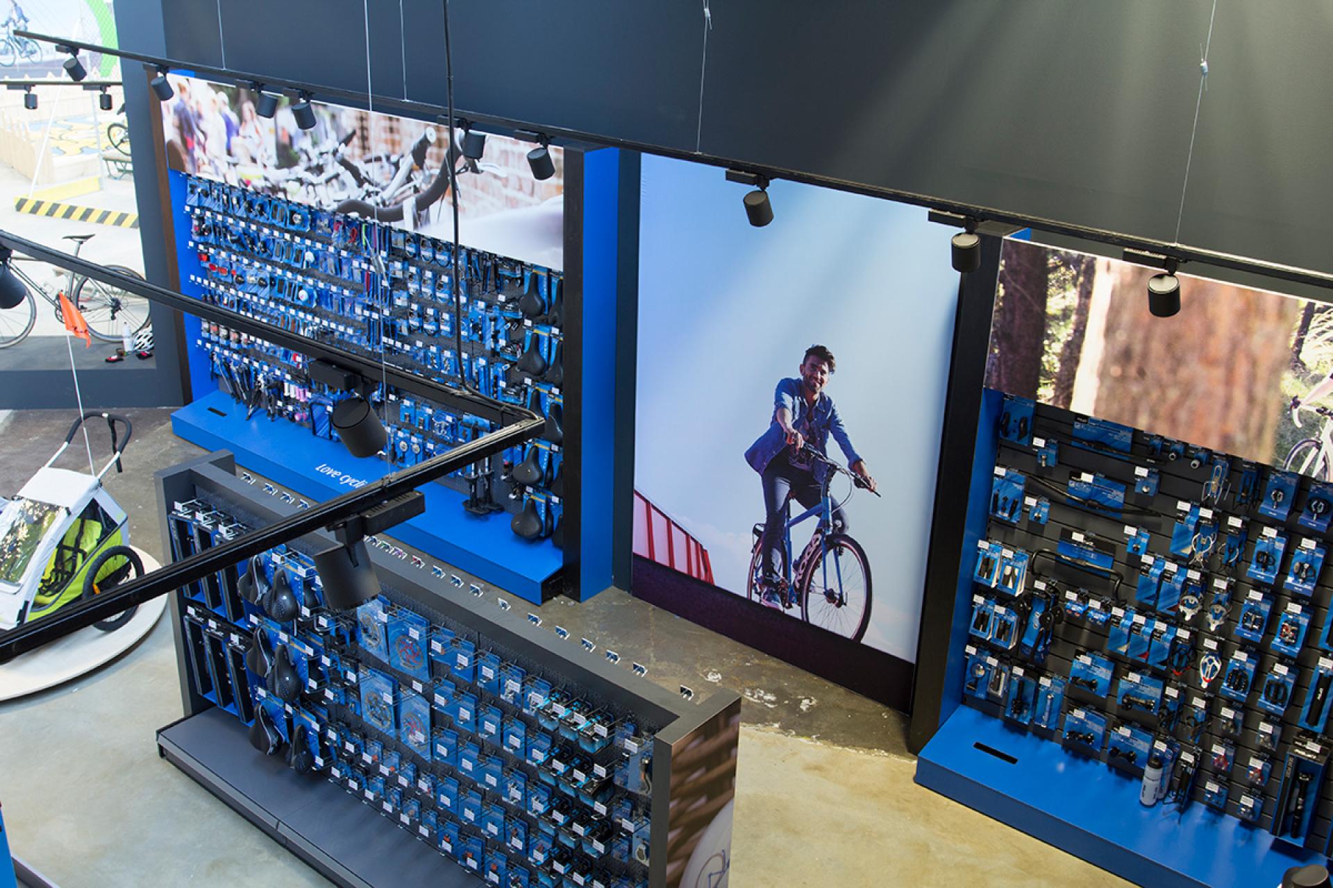 Fietsen winkelinrichting